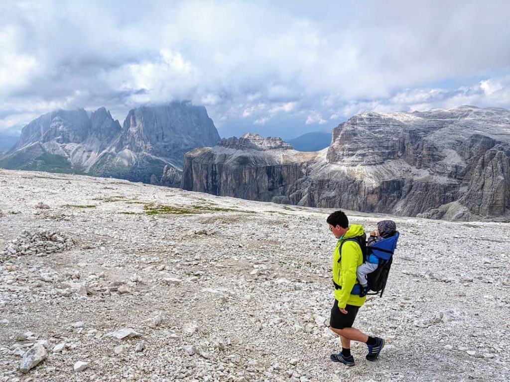 Na vrcholu Passo Pordoi