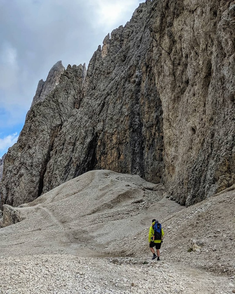 na vrcholu Sasso Lungo