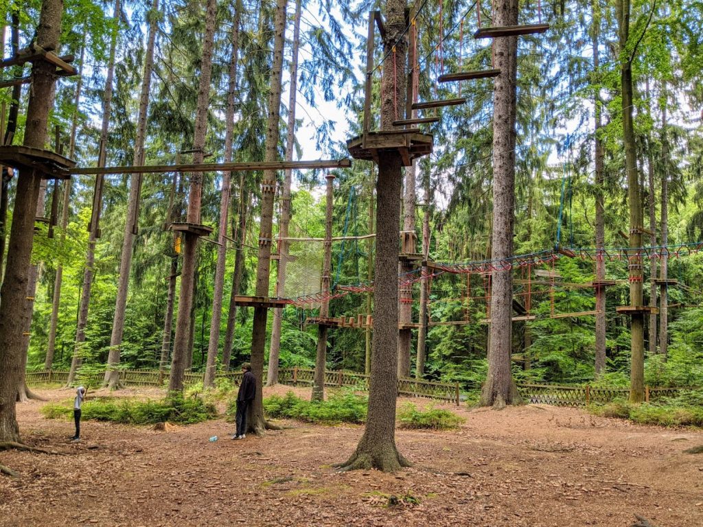 Přírodní lanové centrum Svatý Linhart